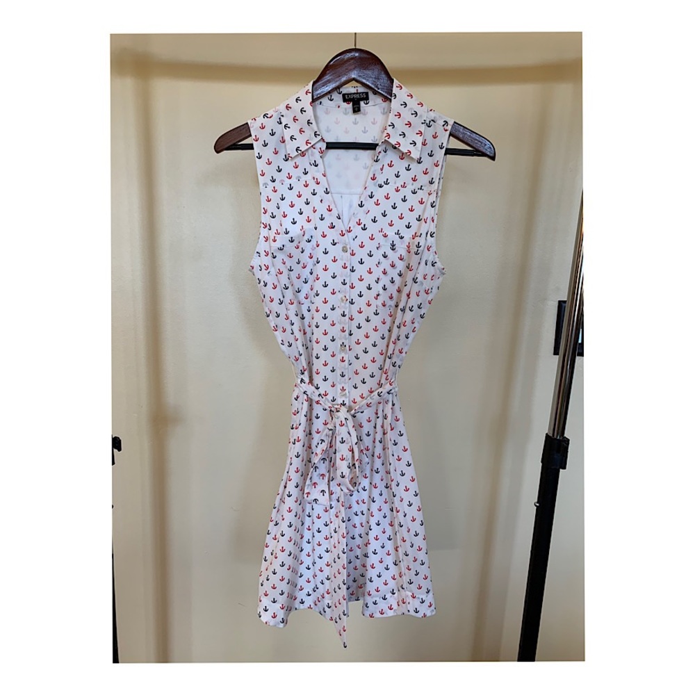 Nautical button down dress